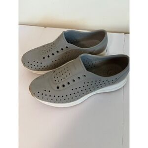 Native Shoes Jefferson Grey Water‎ Shoes Slip On Kids Size J6